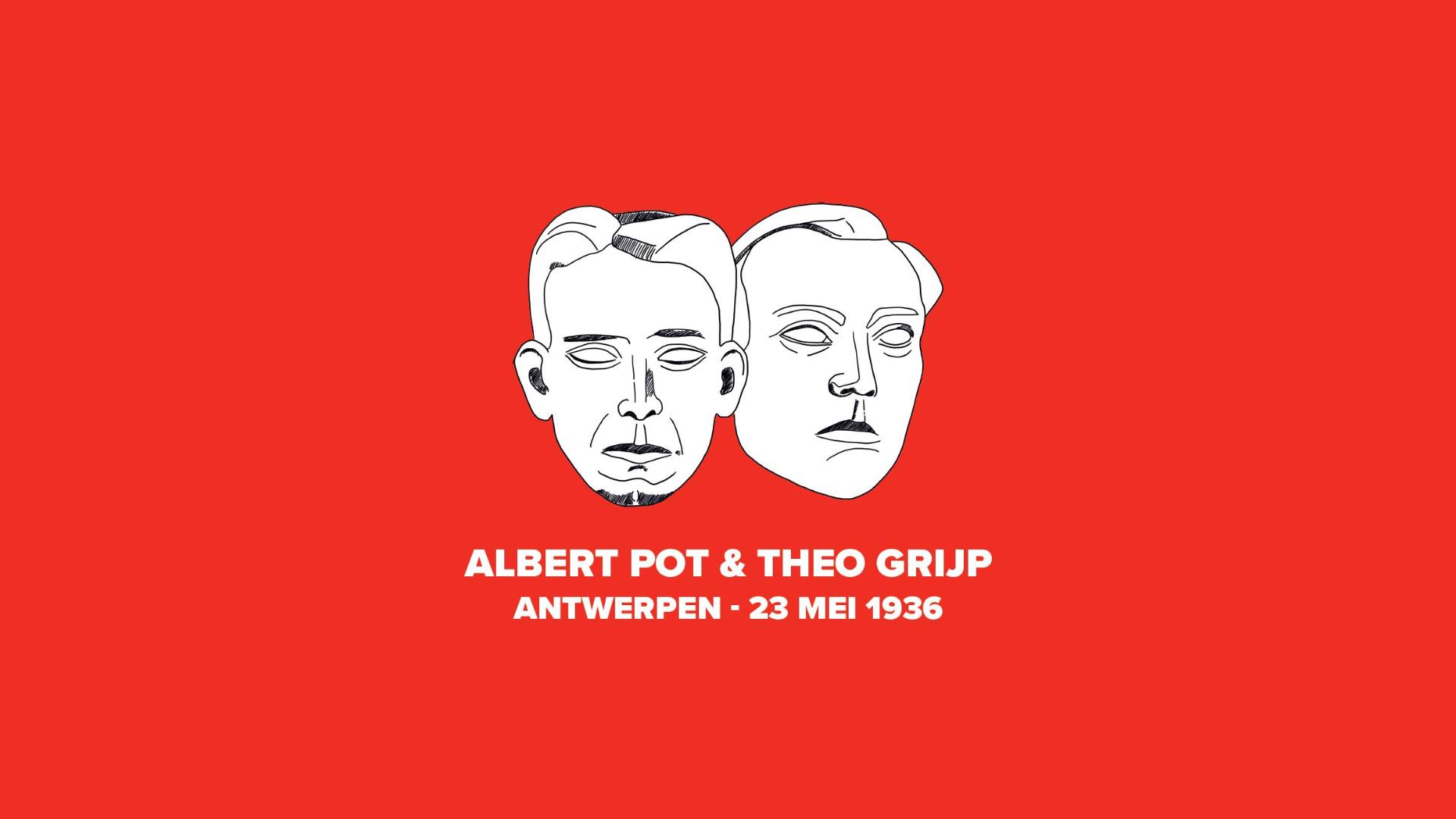 Herdenking Pot en Grijp in Antwerpen